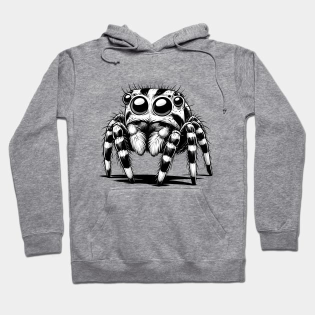 Cute jumping spider Hoodie by MisTral